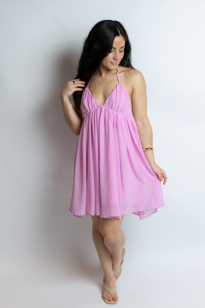Fall In Love Flowy Mini Dress