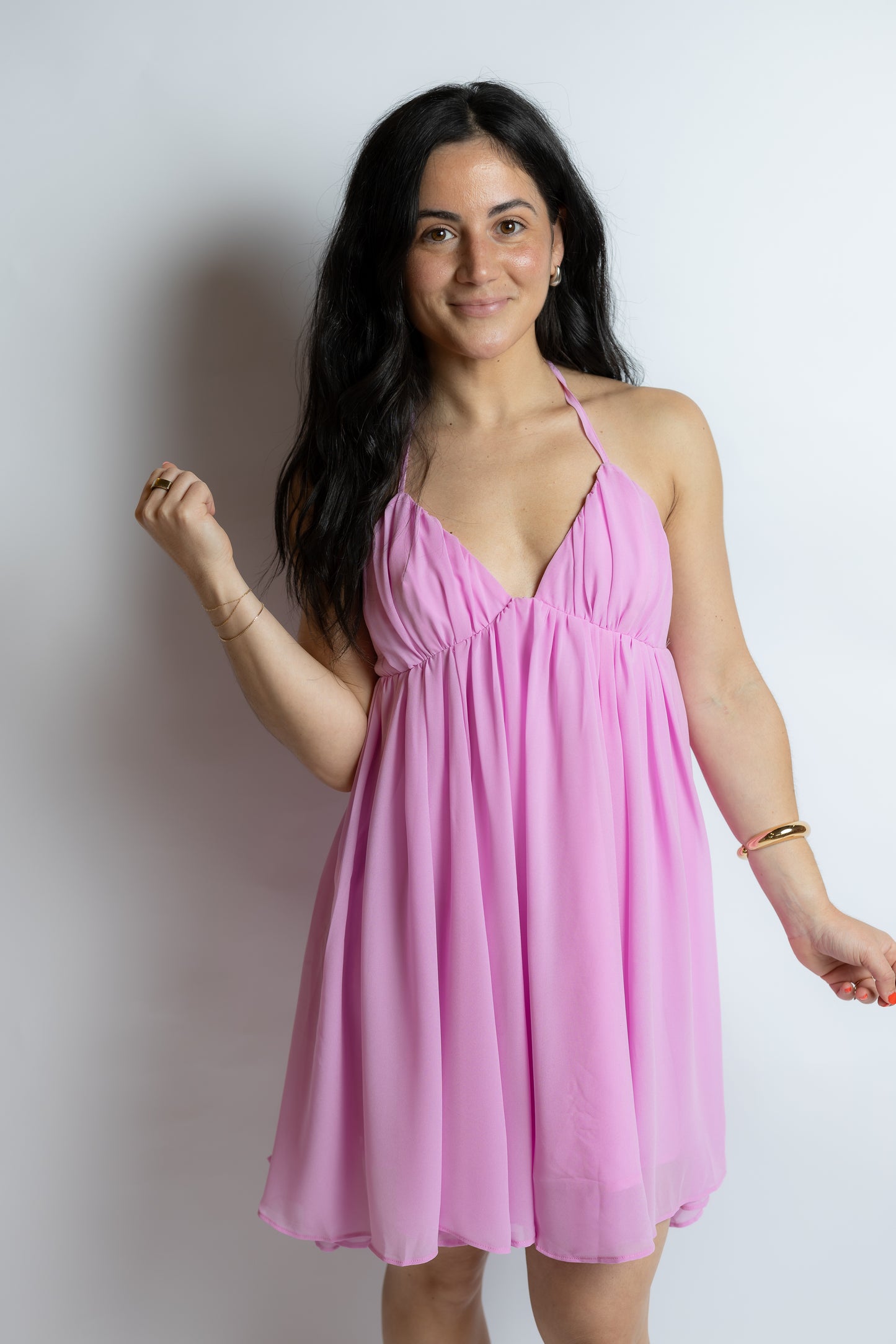 Fall In Love Flowy Mini Dress