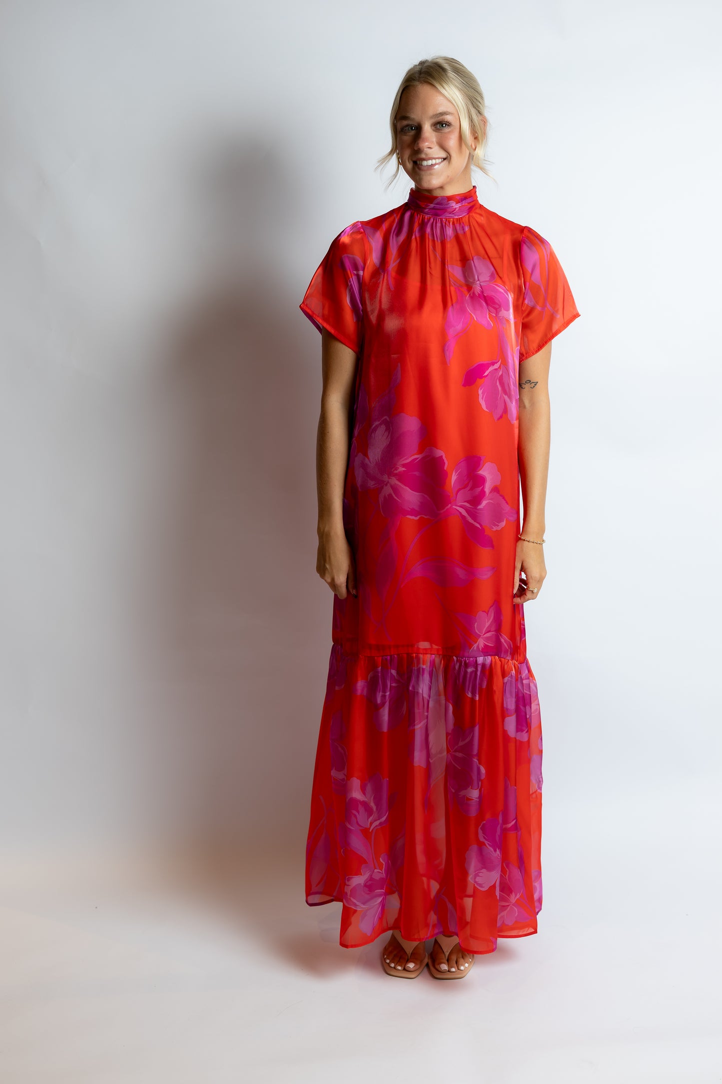 Take My Hand Organza Maxi Dress