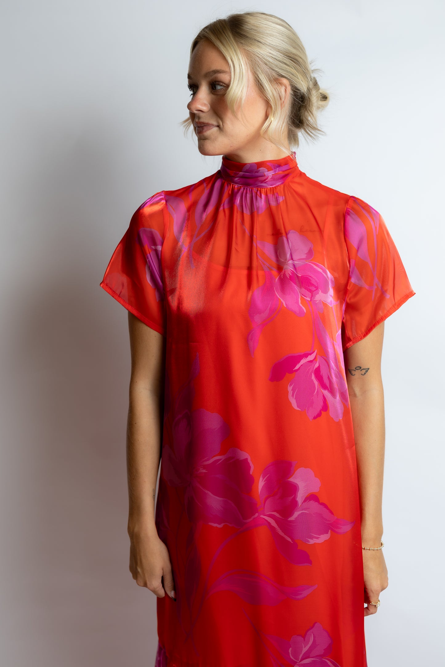 Take My Hand Organza Maxi Dress