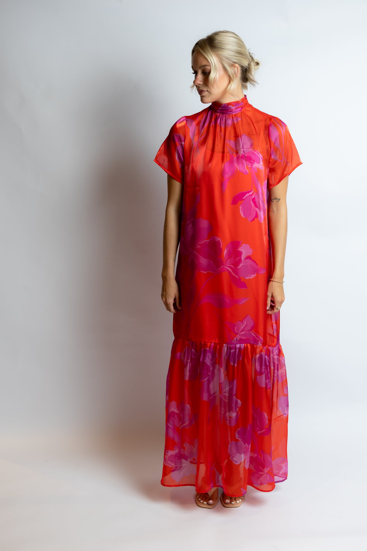 Take My Hand Organza Maxi Dress