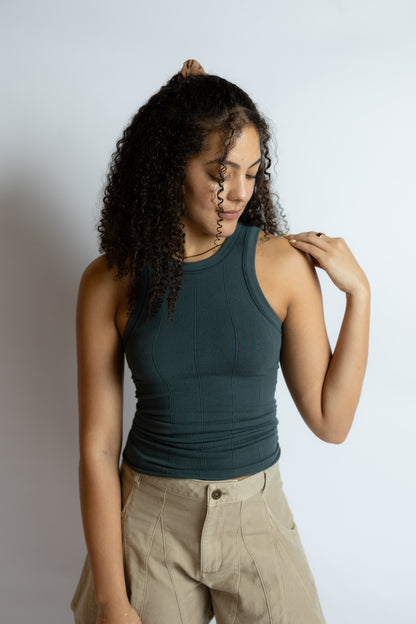 So Soft Seamless Tank Midnight
