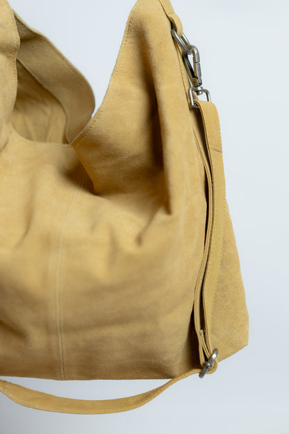 Suzie Suede Slouch Tote Harvest Gold