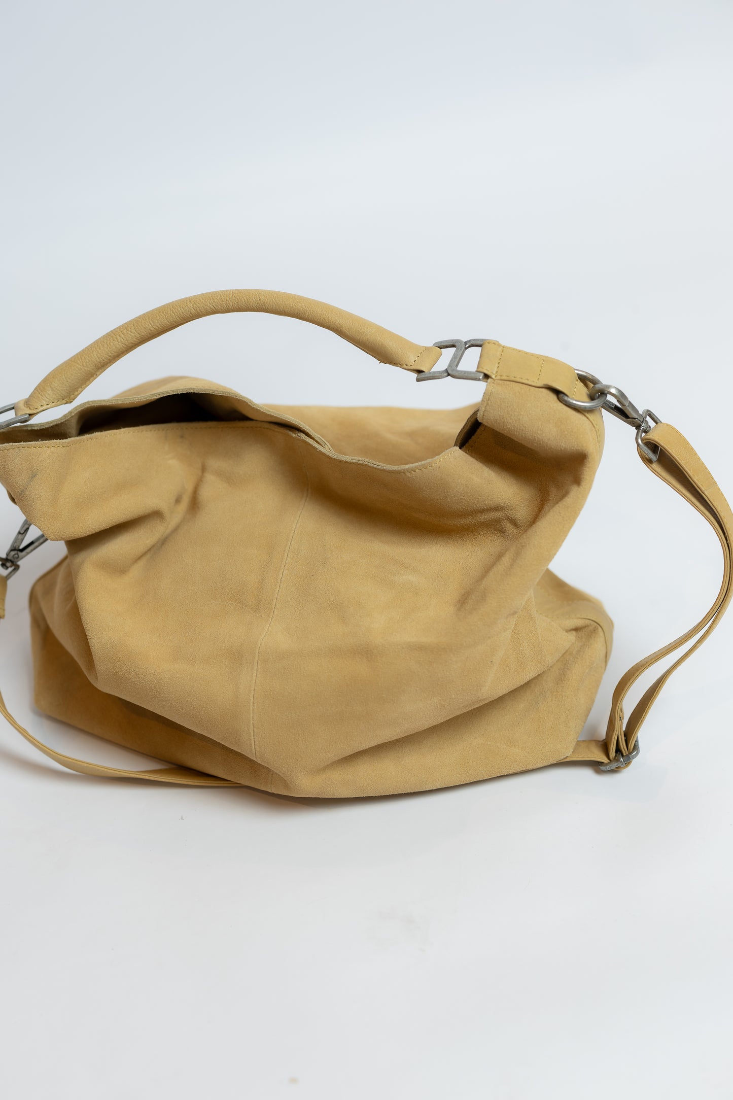 Suzie Suede Slouch Tote Harvest Gold