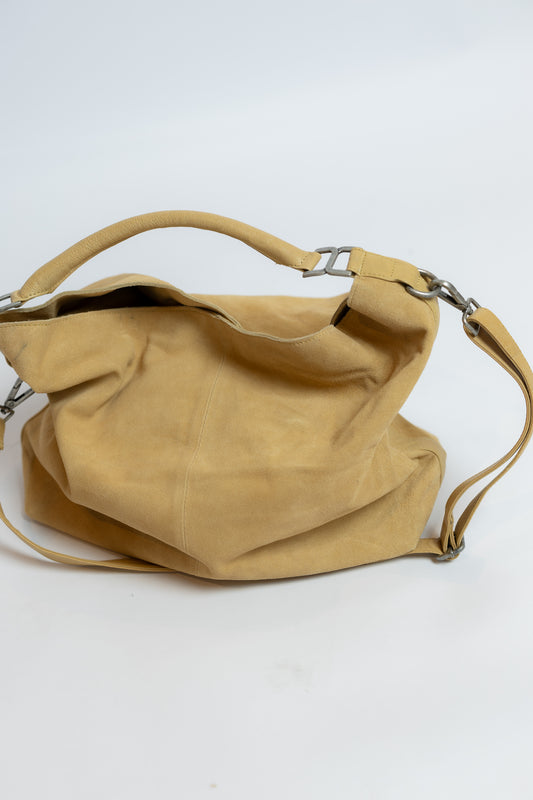 Suzie Suede Slouch Tote Harvest Gold