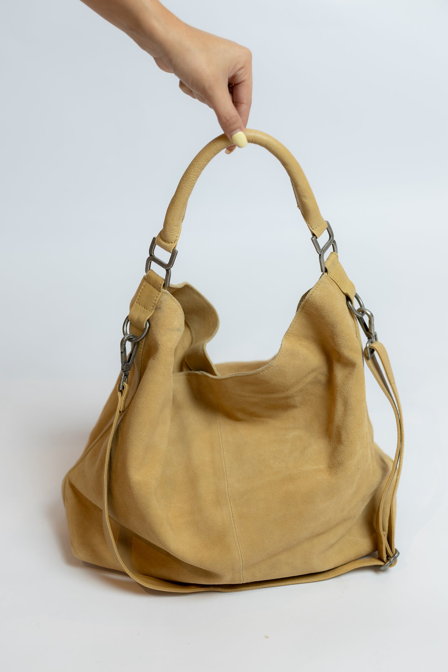 Suzie Suede Slouch Tote Harvest Gold