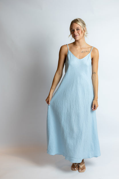 Cody Linen Slip Maxi Dress