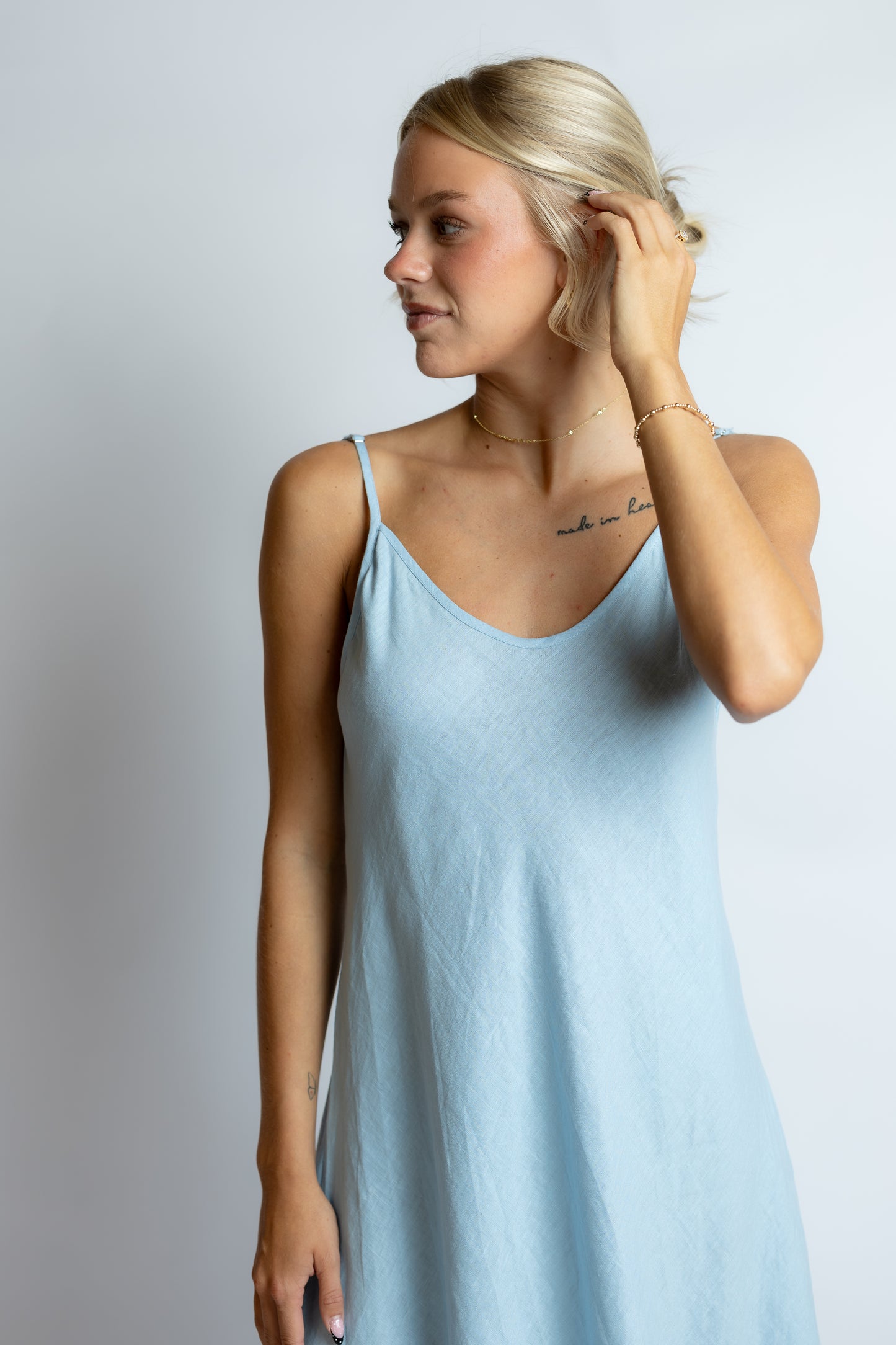 Cody Linen Slip Maxi Dress