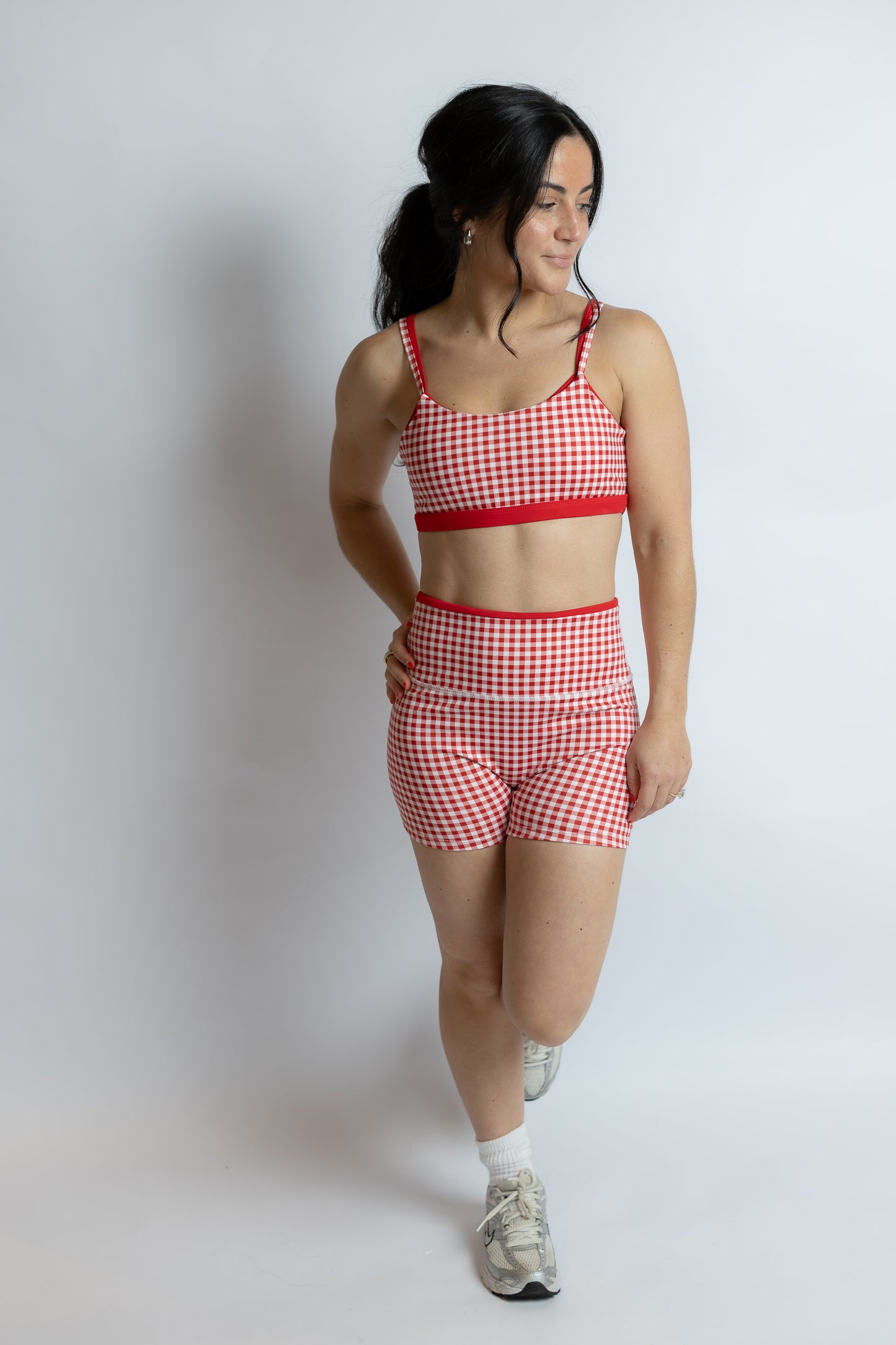 Get Going Gingham Bike Shorts