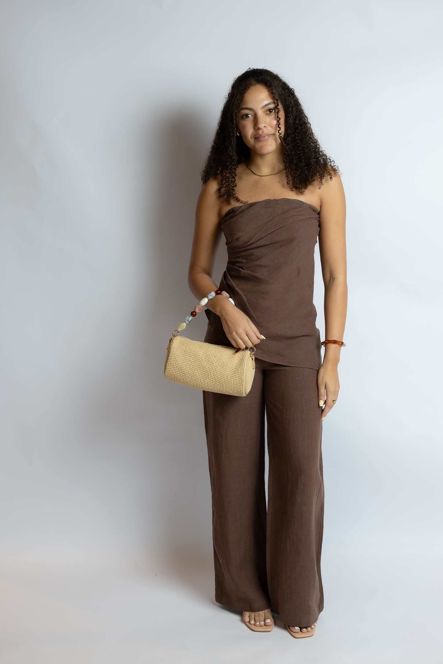 Rita Wide Leg Linen Pants