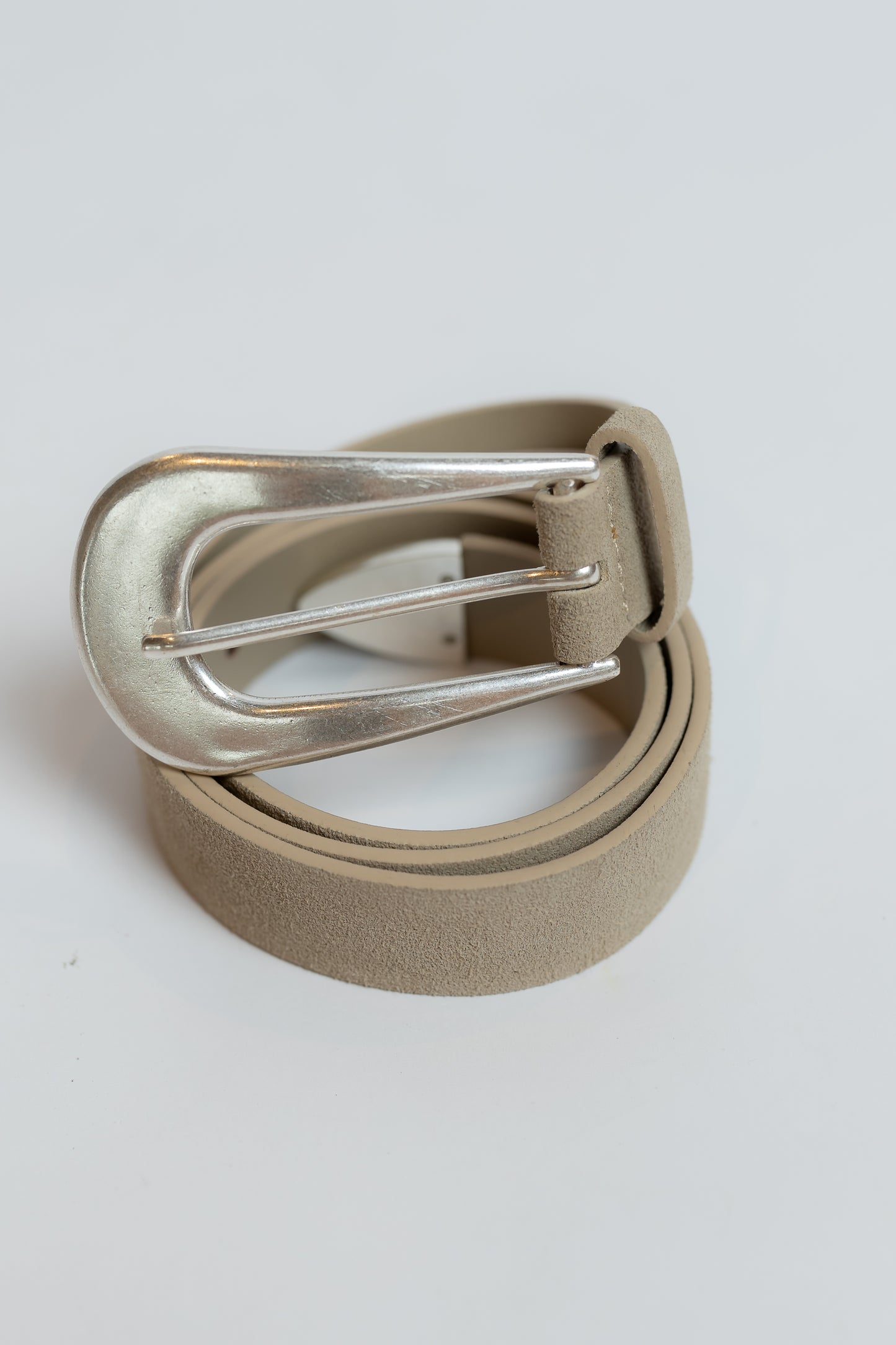 Cannon Suede Belt Biscotti