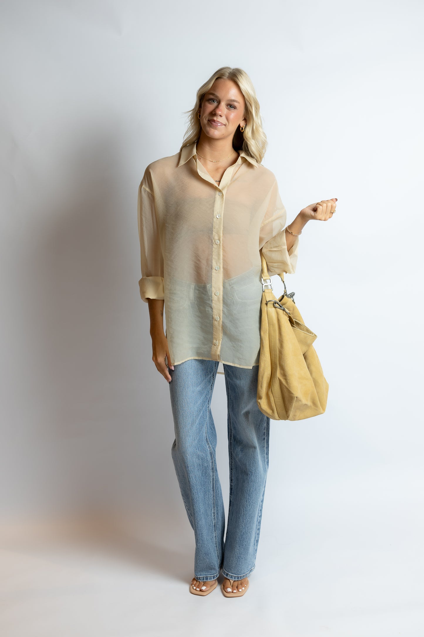 Suzie Suede Slouch Tote Harvest Gold