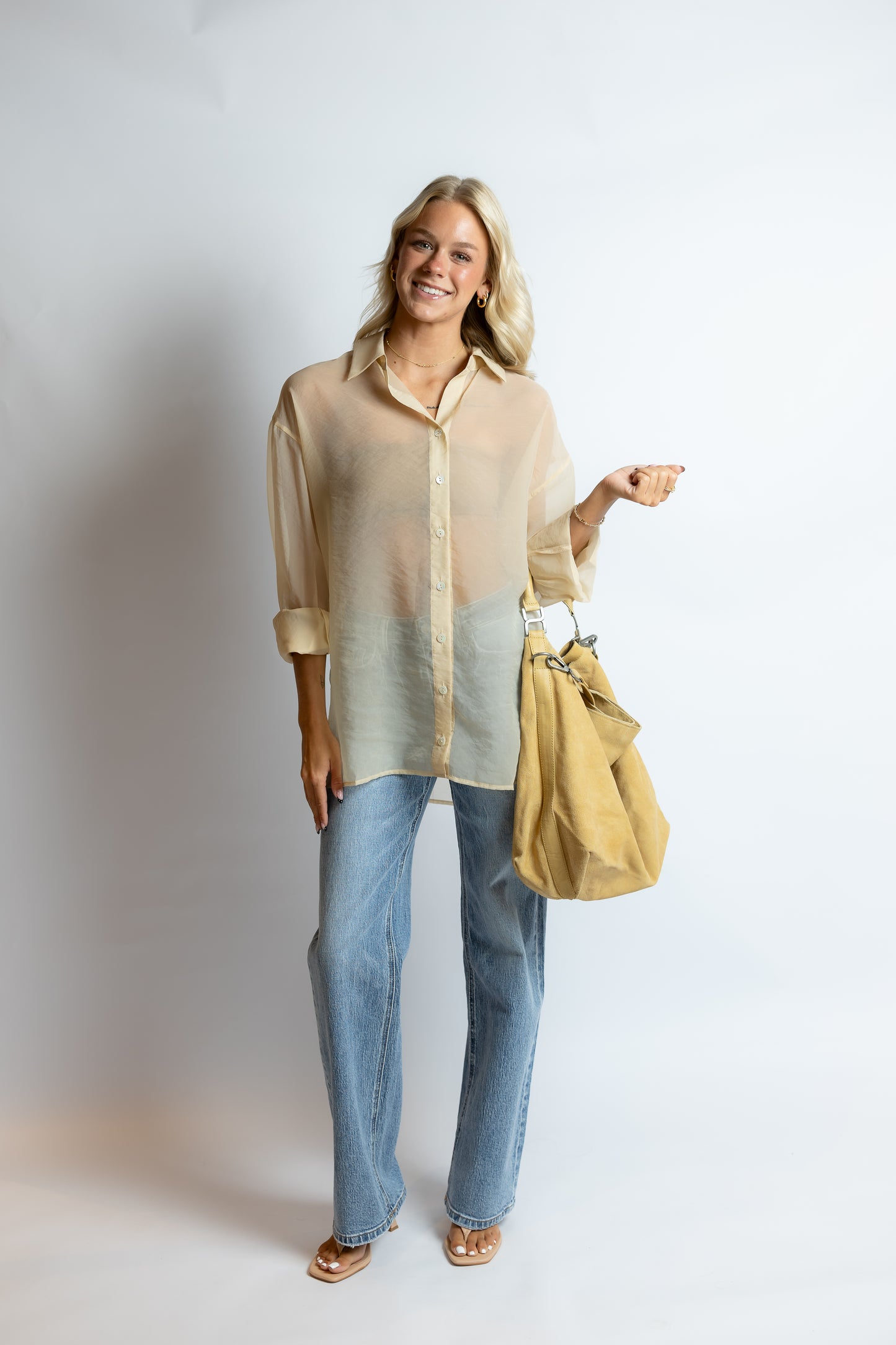 Someday Silky Organza Blouse