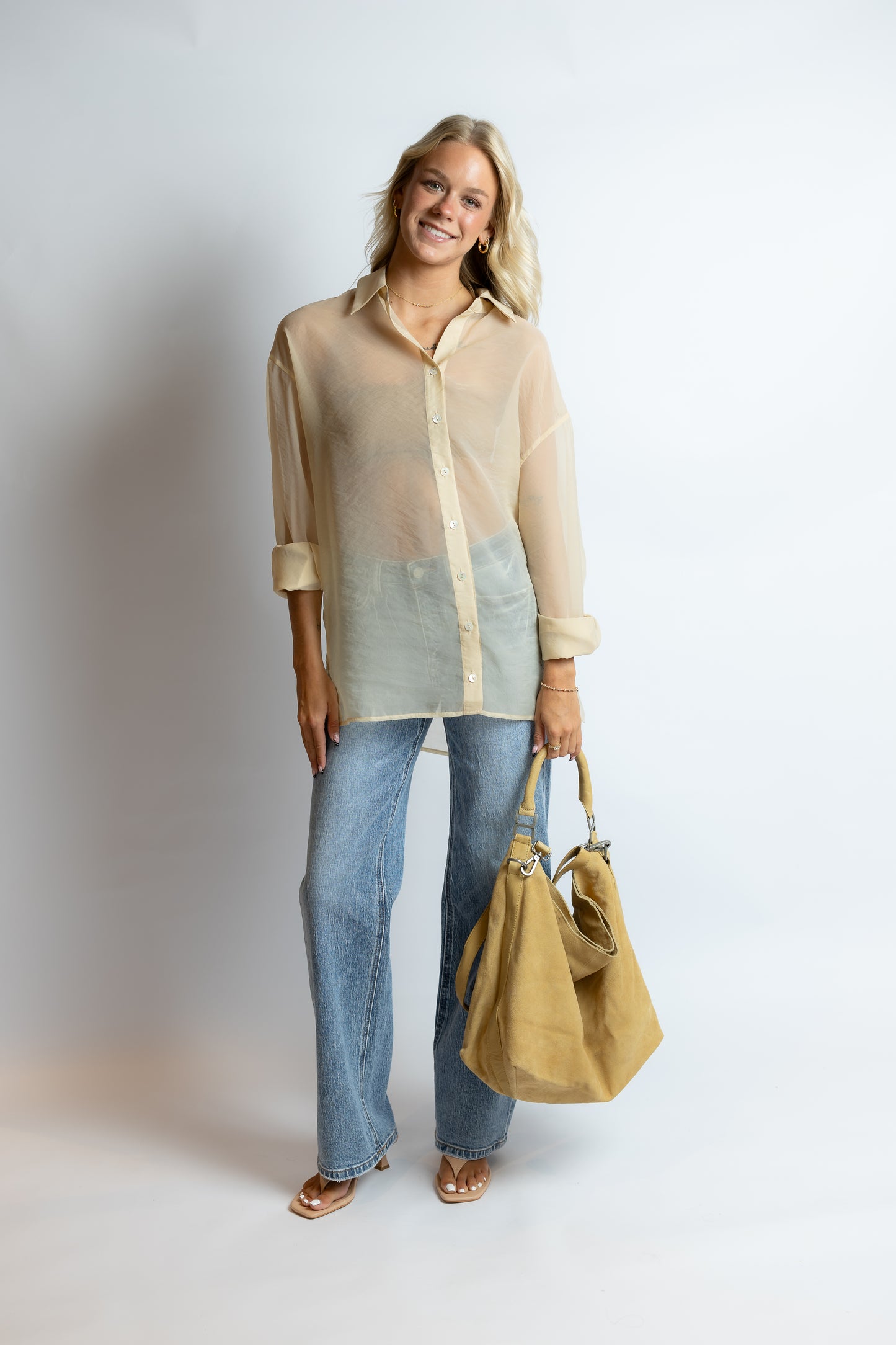 Someday Silky Organza Blouse