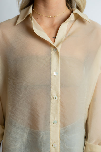 Someday Silky Organza Blouse