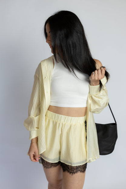 Kris Striped Button Down