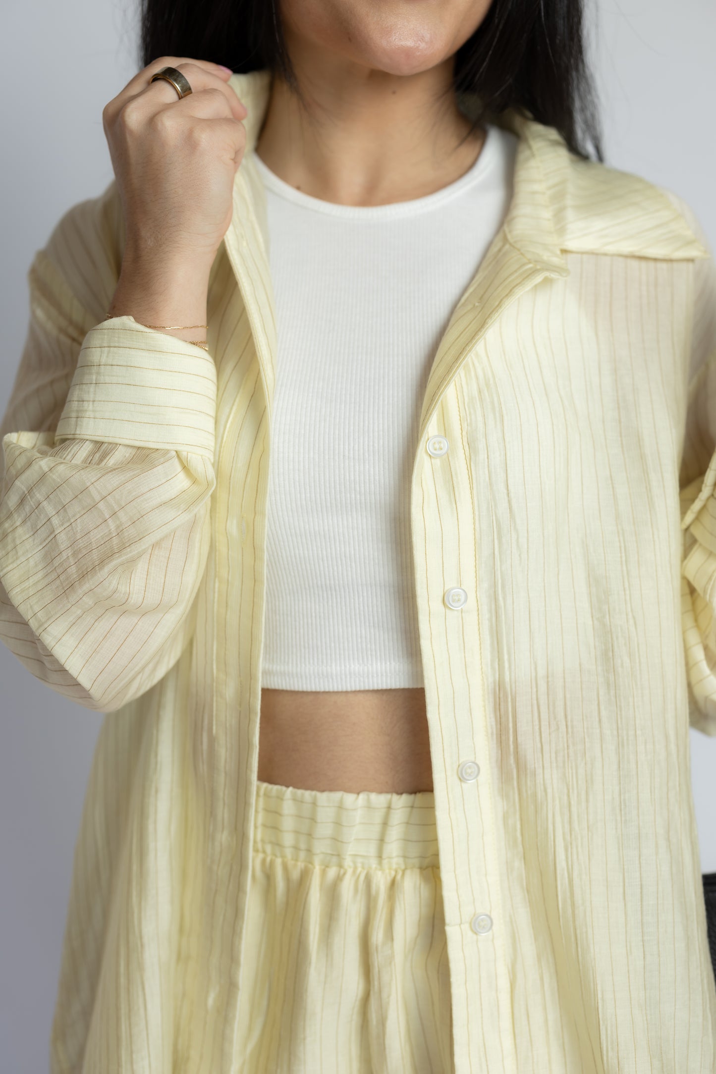 Kris Striped Button Down