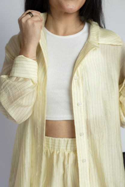 Kris Striped Button Down