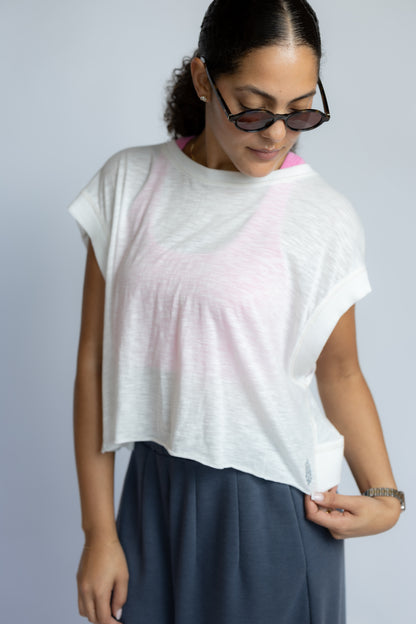 My Time Tee White