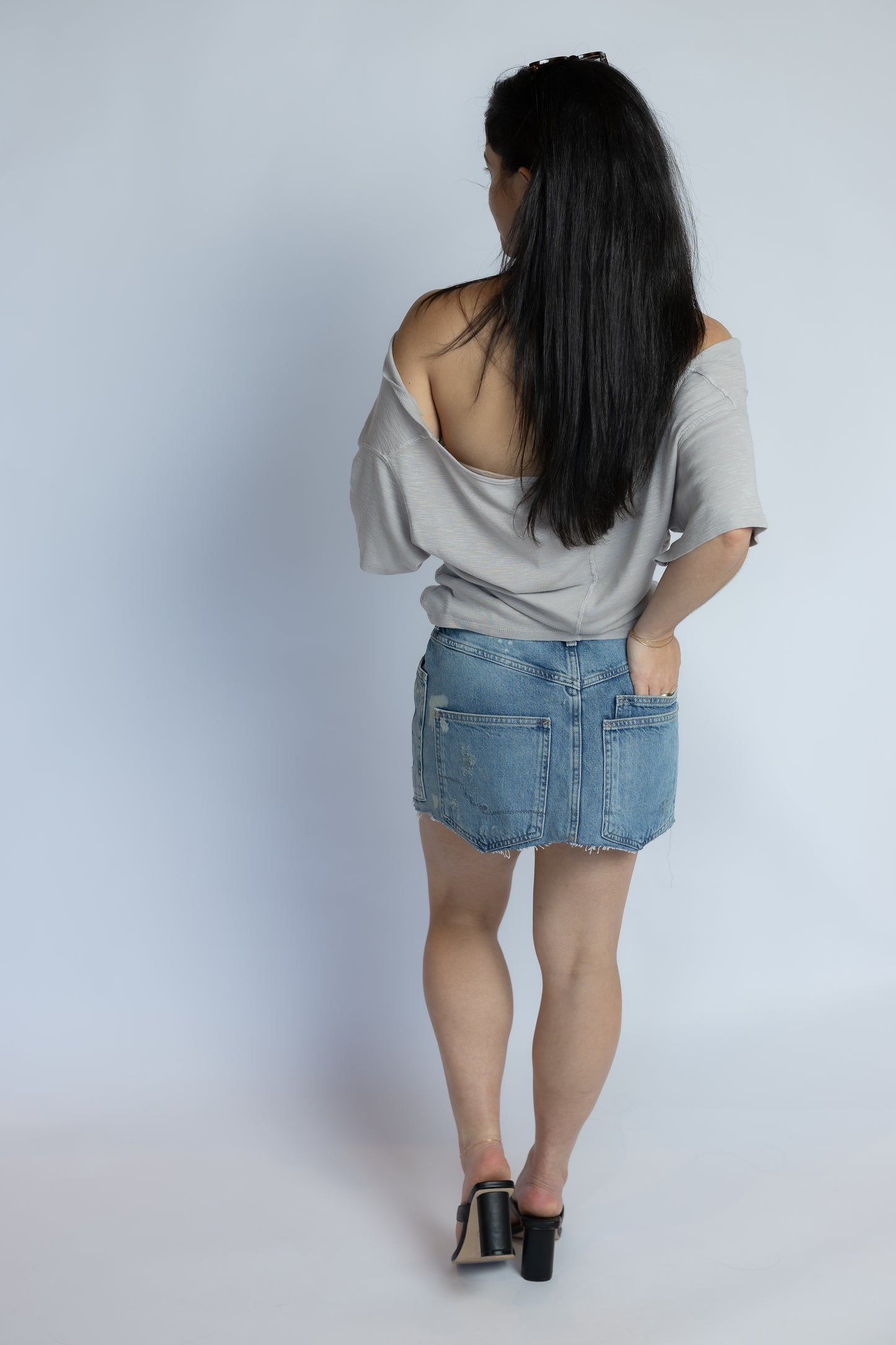 Dolly Denim Mini Skirt