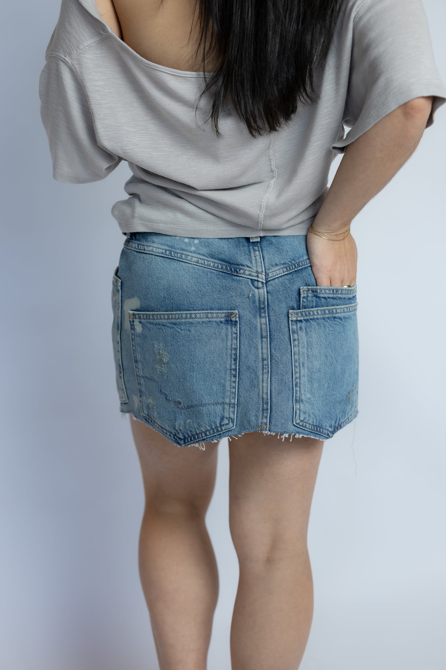 Dolly Denim Mini Skirt