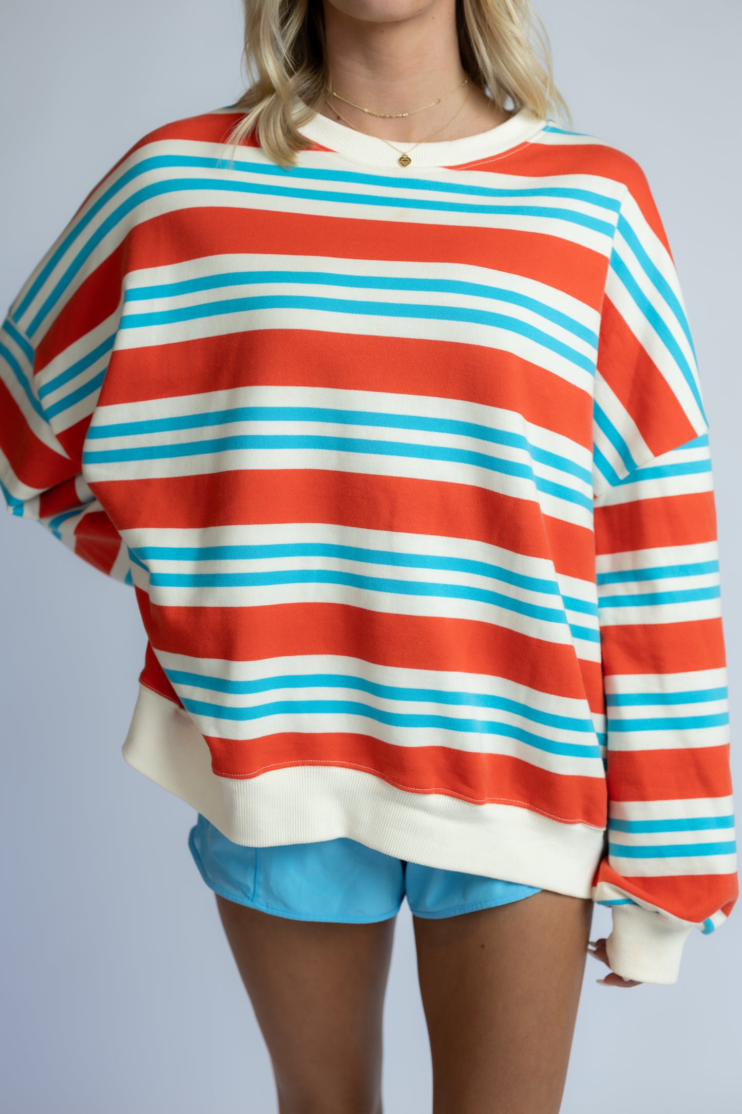 Fever Dream Striped Terry Top