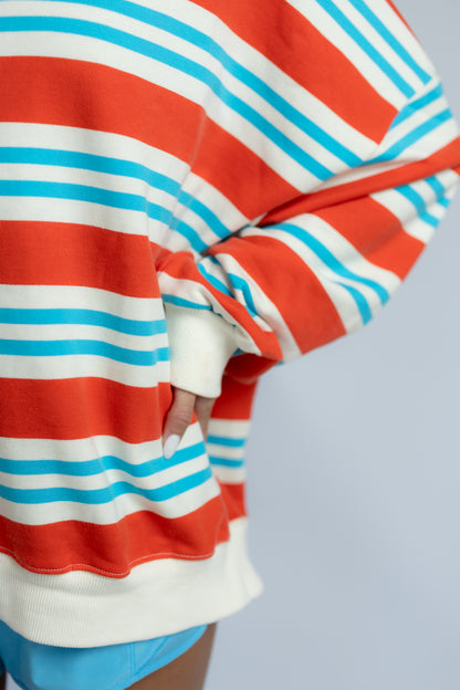 Fever Dream Striped Terry Top