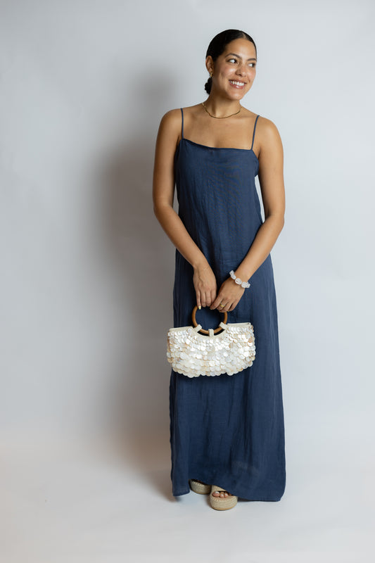 Anna Cami Linen Dress