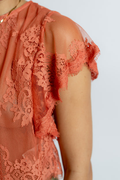Lunar Ash Lace Top