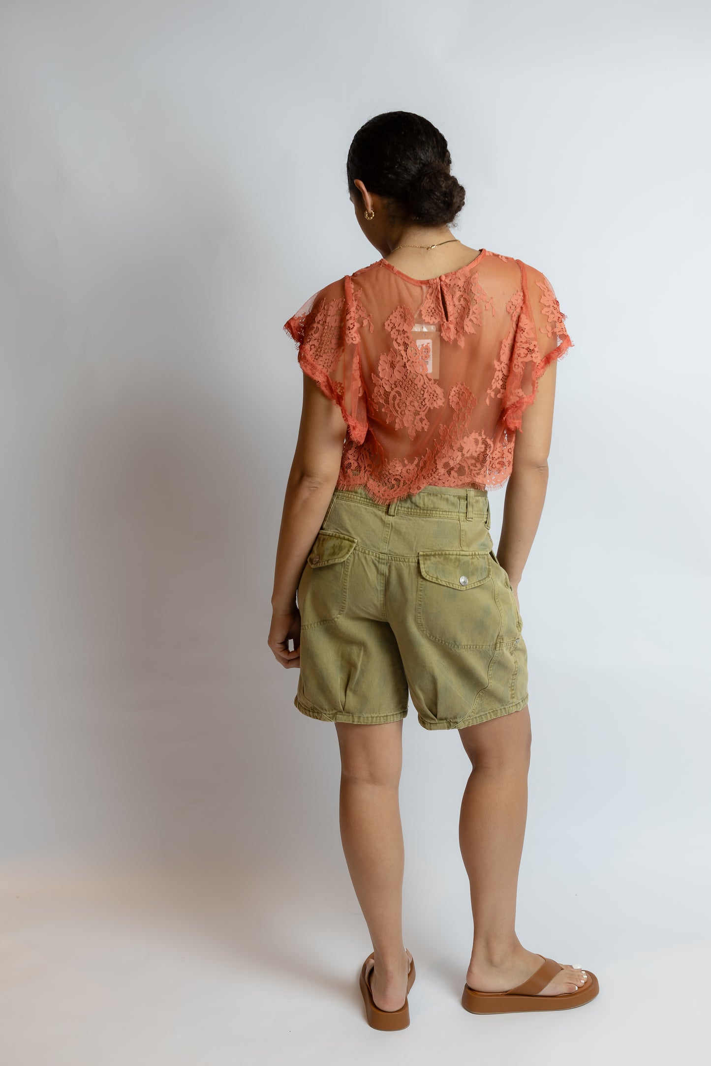 Lunar Ash Lace Top