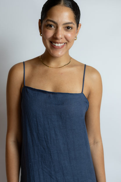 Anna Cami Linen Dress