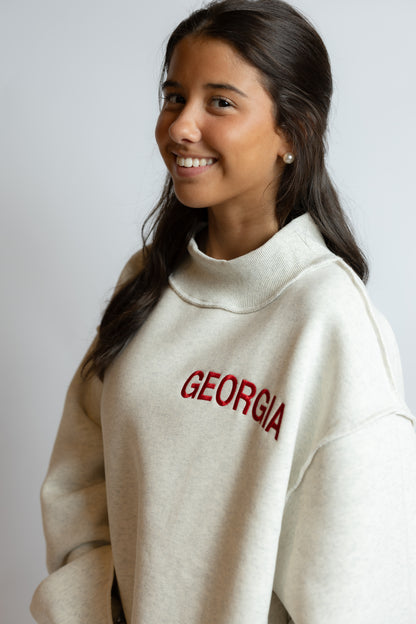 A New Take Georgia Mock Neck