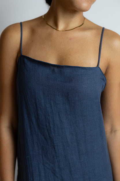Anna Cami Linen Dress