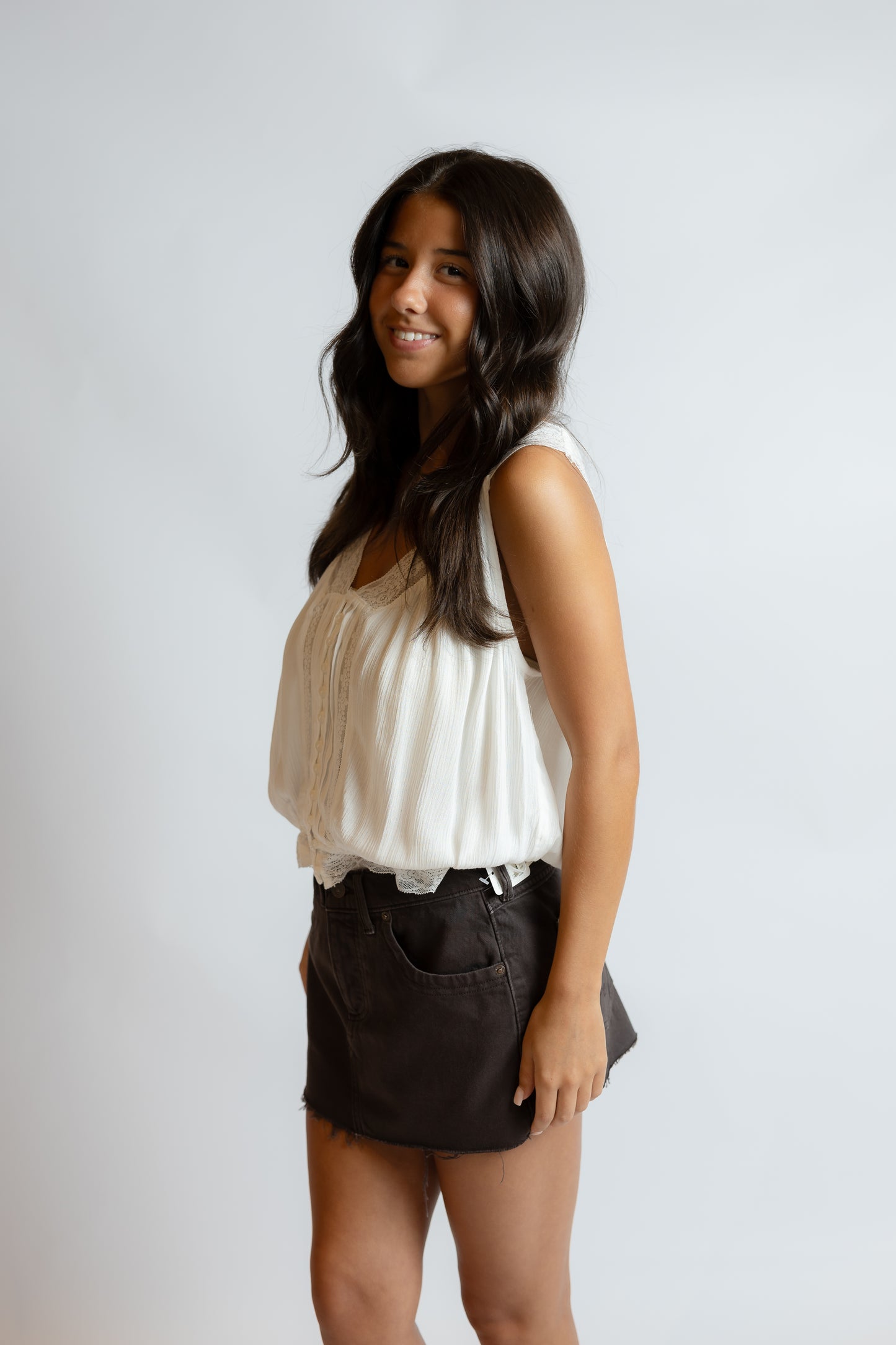 Lainey Low Rise Skirt Chocolate