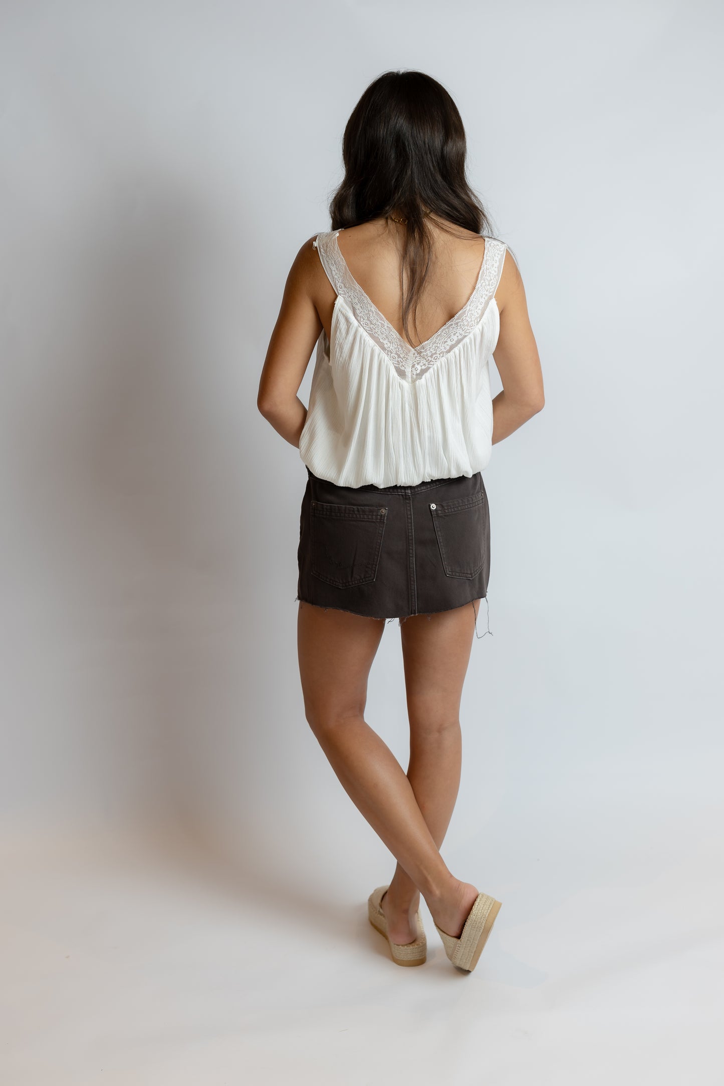 Lainey Low Rise Skirt Chocolate