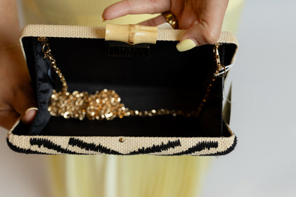 Dorit Zebra Evening Bag
