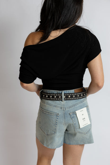 Carina Draped One Shoulder Top