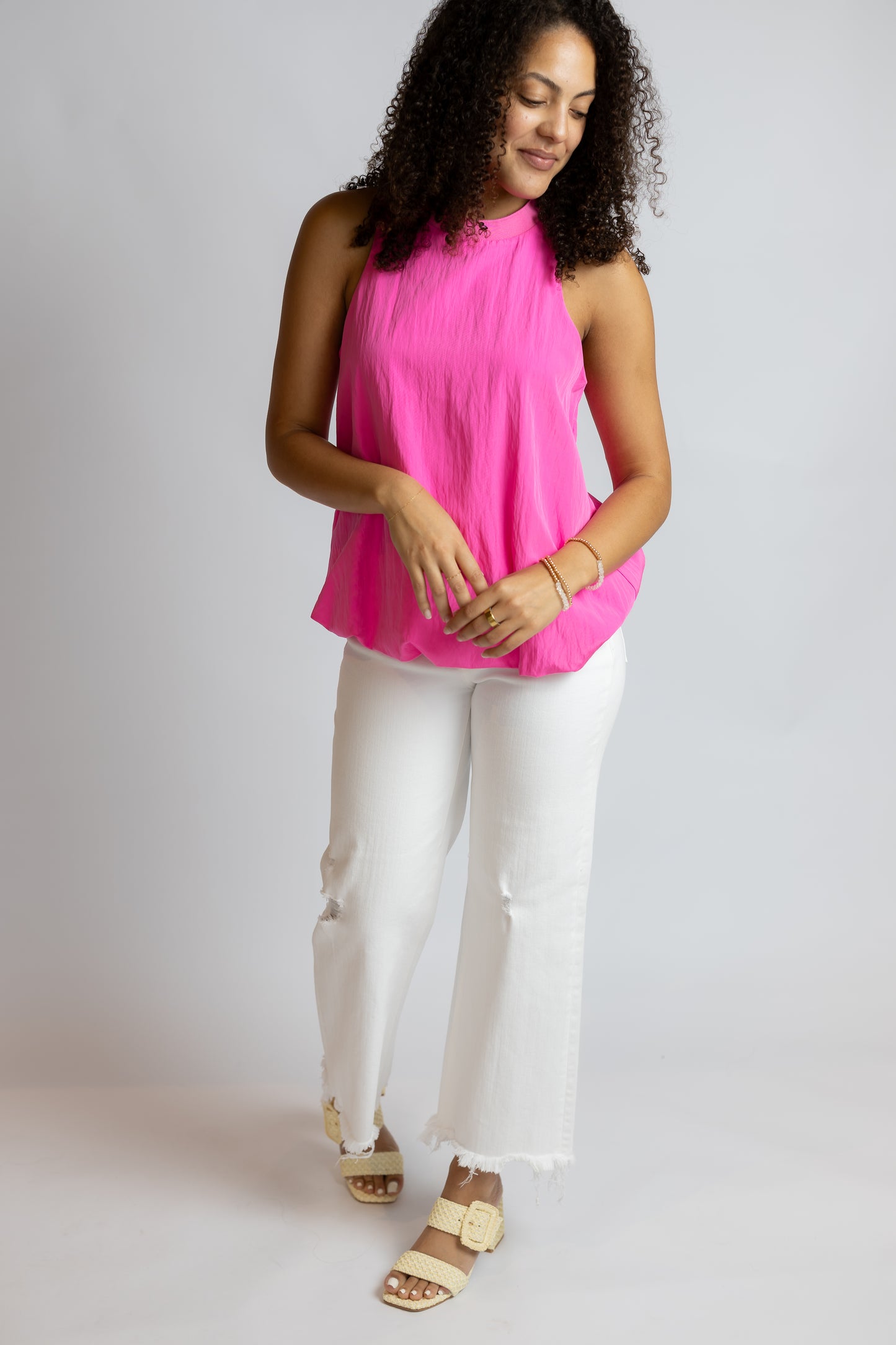 Rosé All Day Crew Neck Top