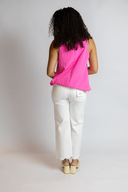 Rosé All Day Crew Neck Top