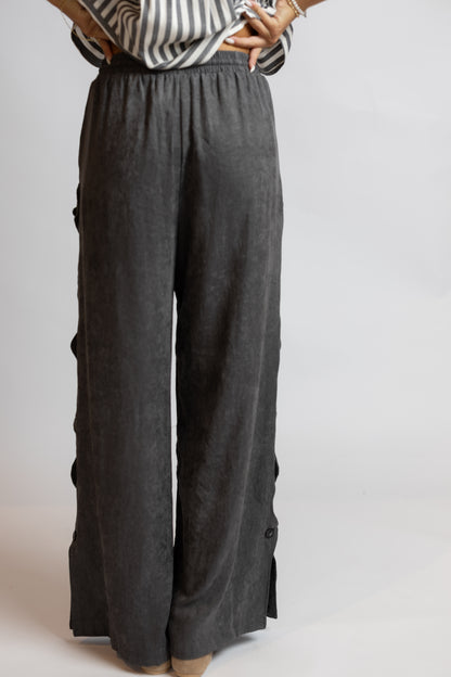 Rhea Cut Out Button Pants