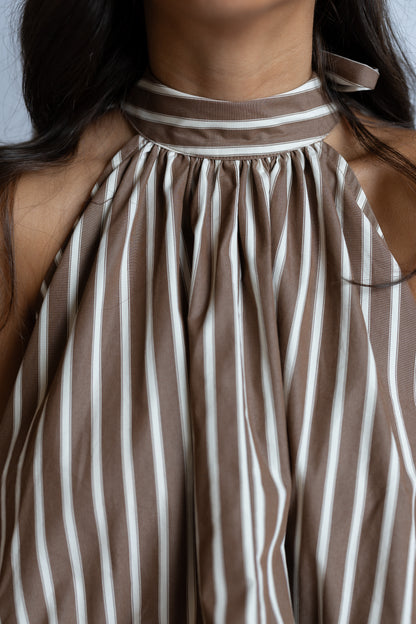 Bea Stripe Halter Top