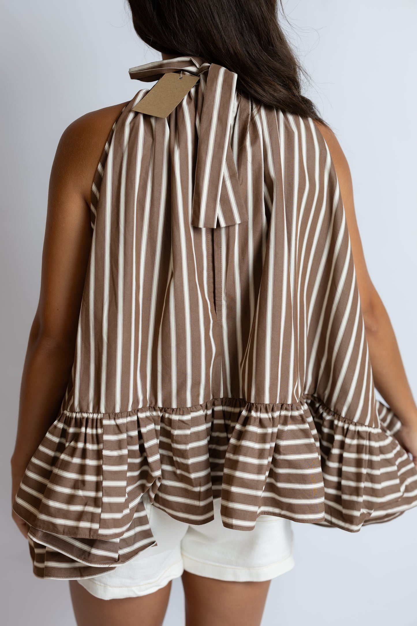 Bea Stripe Halter Top