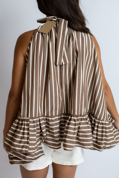 Bea Stripe Halter Top