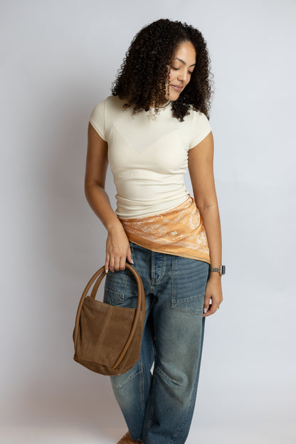 Serena Ribbed Cap Sleeve Top