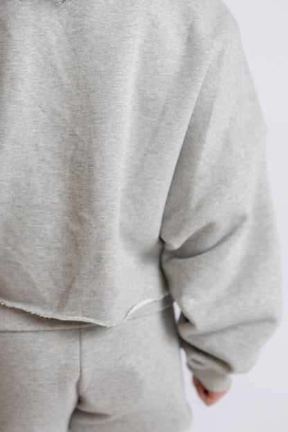 Martie Long Sleeve Crop Sweatshirt