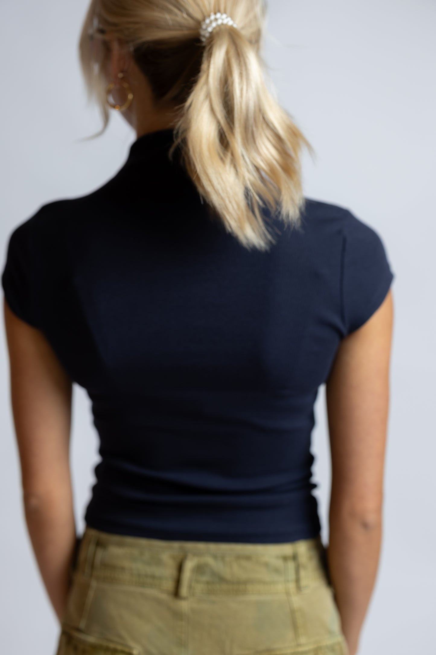 Anora Mock Neck Knit Top