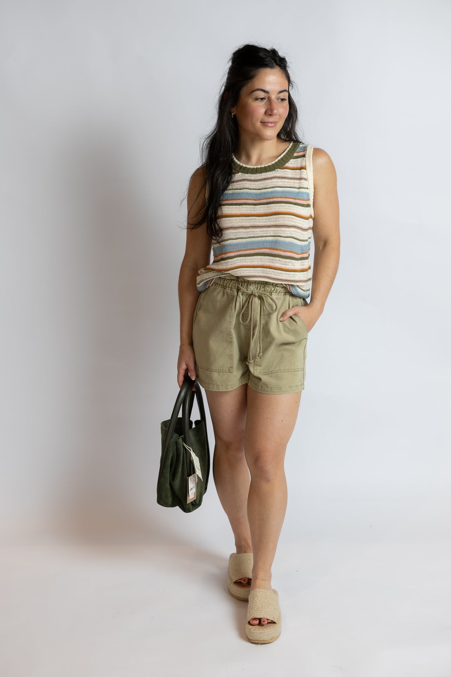 Fall Stripe Sweater Vest