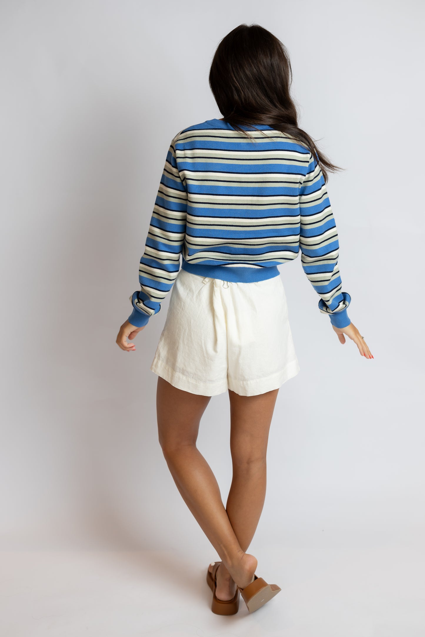 What's At Stake Striped Cardigan