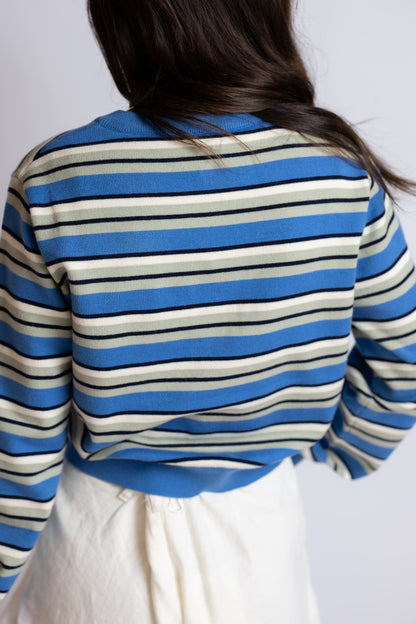 What's At Stake Striped Cardigan