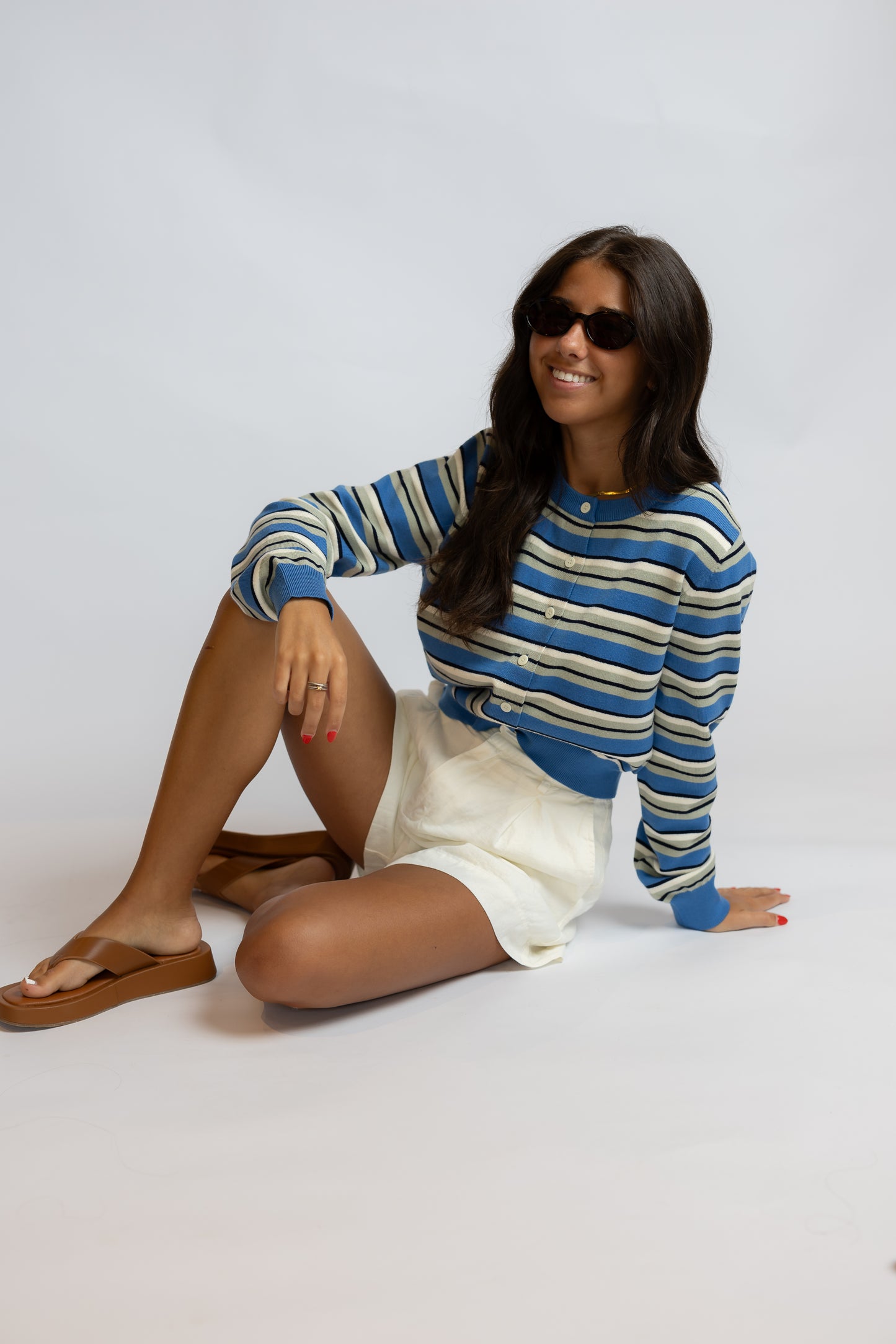 What's At Stake Striped Cardigan